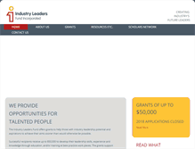 Tablet Screenshot of industryleaders.com.au